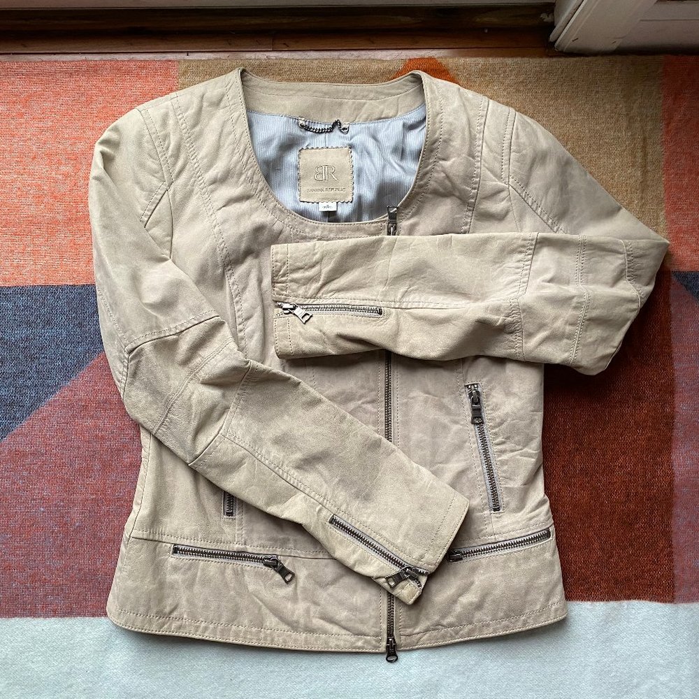 Genuine Leather moto Jacket